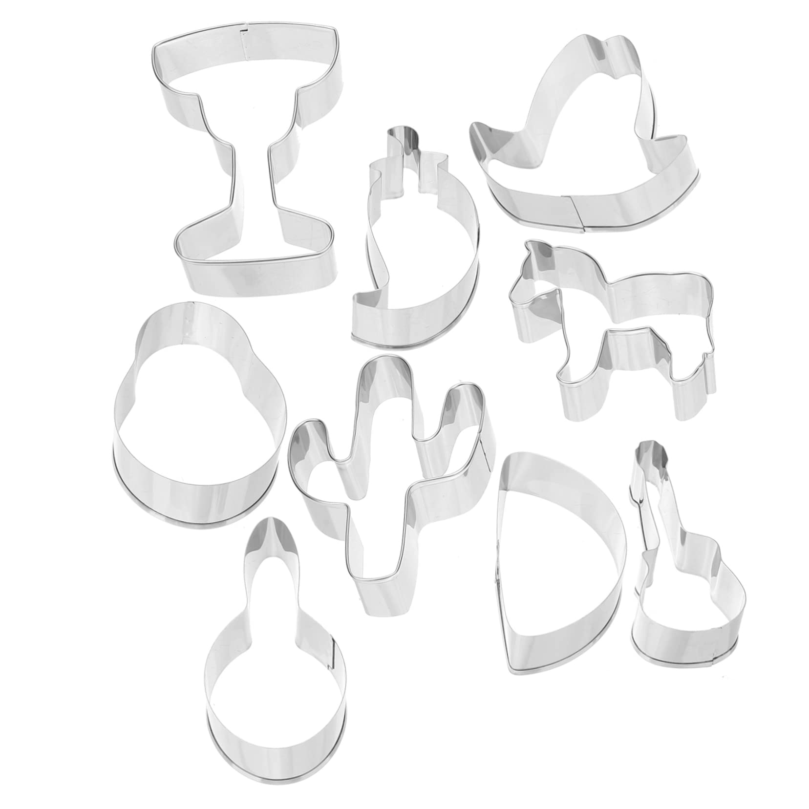 ABOOFAN 30 Stk Keksform kinder keksausstecher party sachen plätzchen dosen baking mold austecher Gebäck kräuseln wiederverwendbare Keksausstecher Bäckereibedarf Rostfreier Stahl