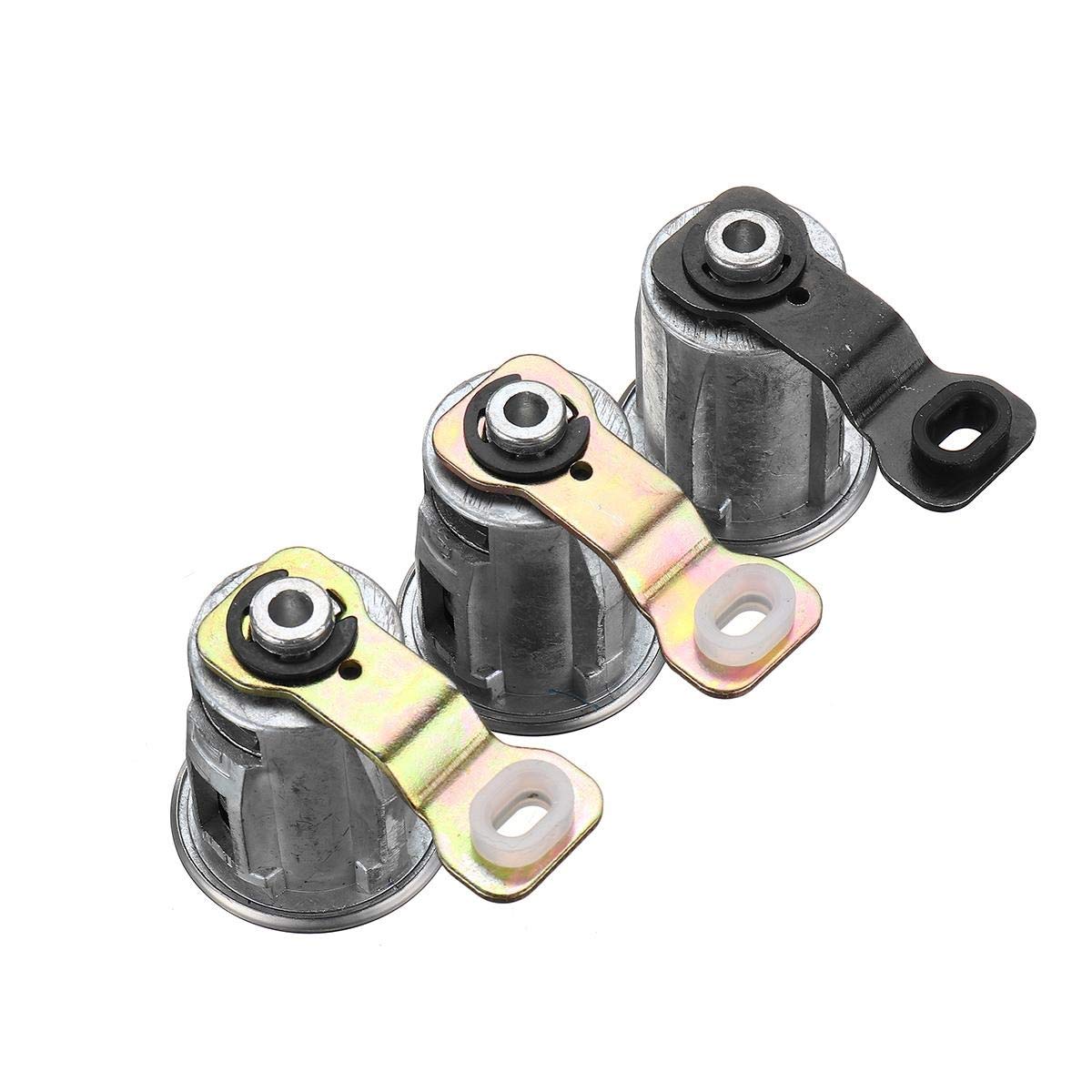 Set di Serrature per Porte Automatiche a 3 Ante con Cilindro di accensione per Citroen Berlingo per Peugeot per Partner 1996-2008 96244156 9170.G3 9170.CW 252522 Set di cilindri per Serratura Porta