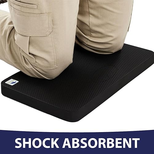 Miniatura 6 de Rugged Rhino Rodillera de espuma de alta densidad, resistente al agua, almohadillas absorbentes de golpes, fuerte rebote, ejercicio de yoga de