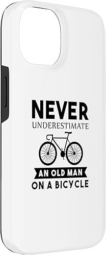 Miniatura 6 de iPhone 11 Pro Max Cyclist Funny - Funda Never Underestimate An Old Man Bicycle