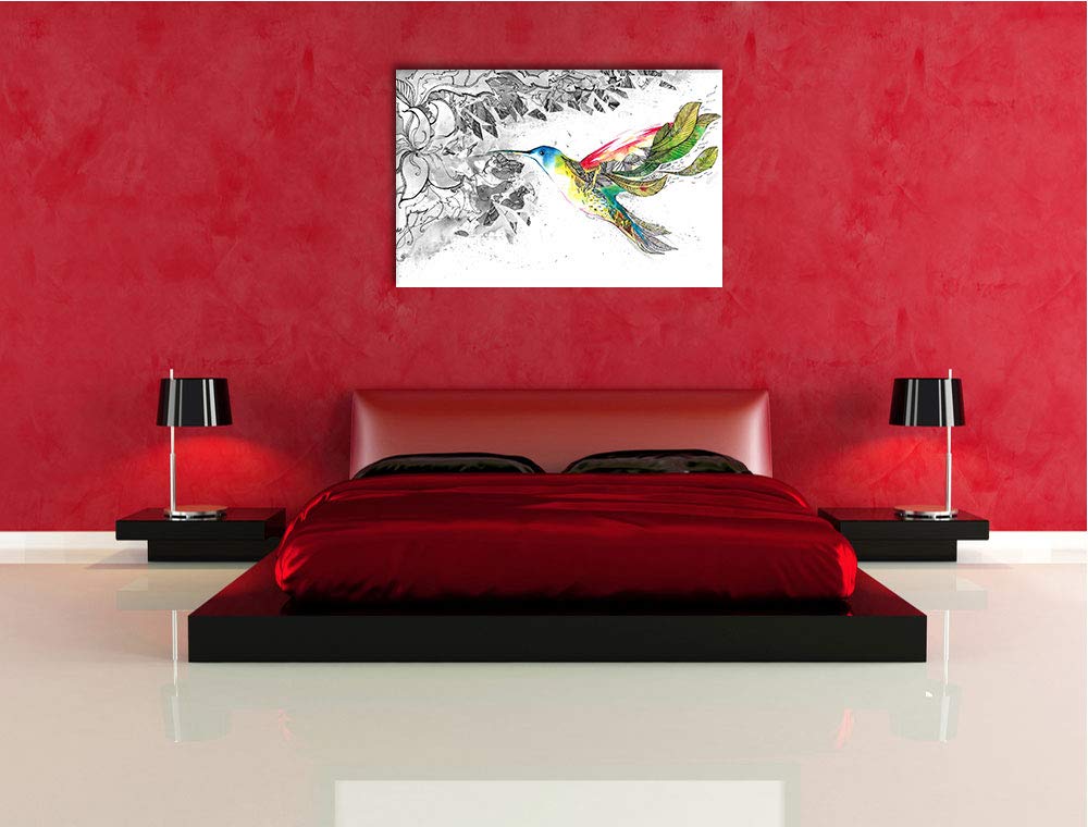 Pixxprint Quadro Su Tela 60x40 Cm - Stampa Decorativa Made In Germany Con Kit Da Parete