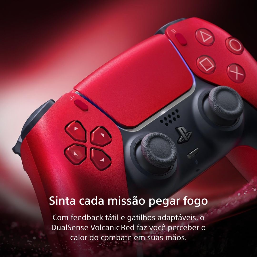 Manette Sans Fil SONY Dualsense pour PS5 - Rouge Cosmique: Jouez avec