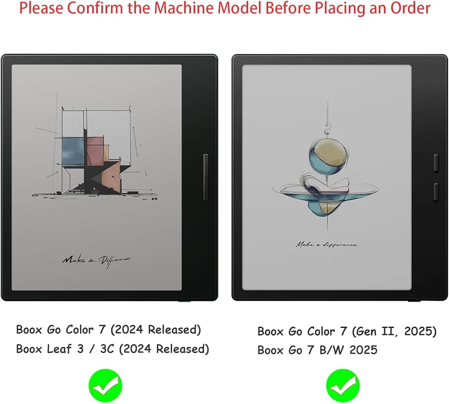 boox go color 7 純正マグネットカバー付 BOOX Magnetic Case for Go 7/Go Color 7(Gen II) – The