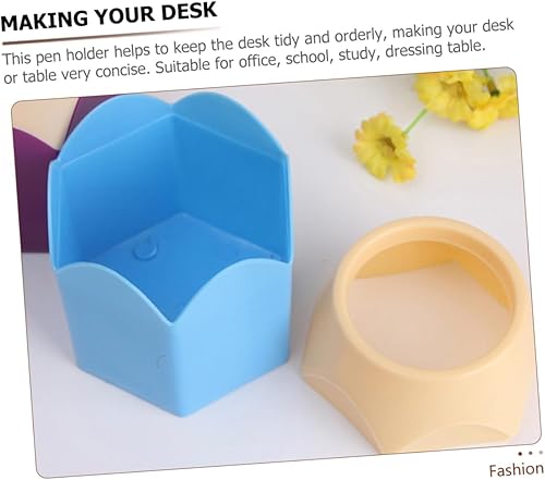 Miniatura 3 de EXCEART 8 vasos dispensadores de bolígrafos para escritorio, estuche para lápices, organizador vertical, soporte para bolígrafo, organizador de