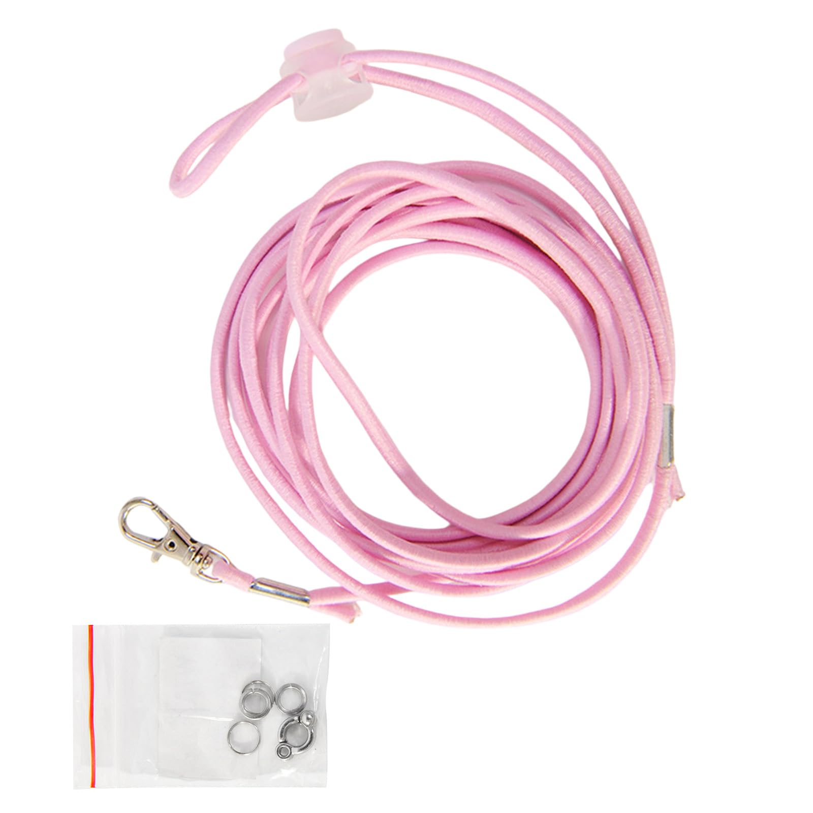 Elastic Bird Leash 3Meter Long Adjustable Parrot Flight Rope Escape Proof Bird Leash With 6# Ankle Rings For Outdoor Parrot