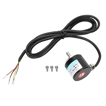Amazon.com: DC5-24V Incremental Rotary Encoder Solid Shaft
