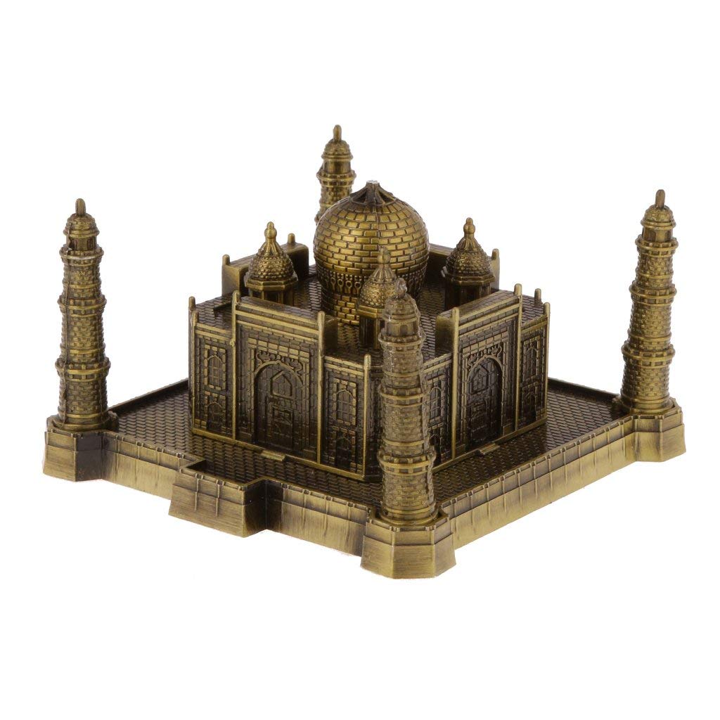 Inzopo Vintage World Famous Landmark Taj Mahal Figurine Statue Model Home Decoration Gift
