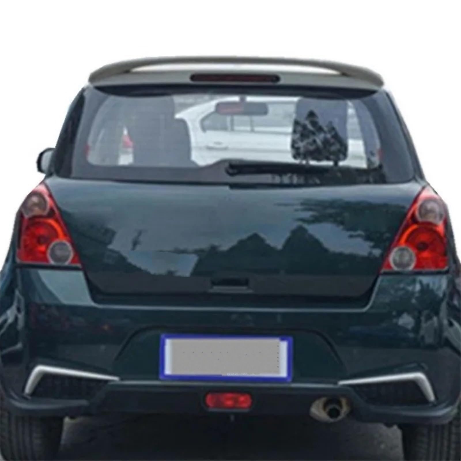 Auto Spoiler Posteriori Spoiler Posteriore Per Tetto In Plastica ABS Per Suzuki Per Swift 2005 2006 2007 2008 2009 2010 2011 2012 2013 2014 2015 2016 Posteriore Spoiler