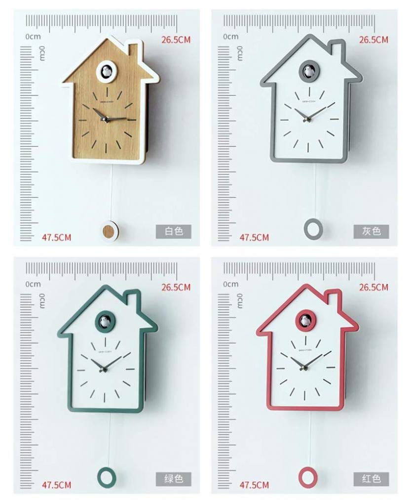 Amazon.co.jp: ウッドカッコウ時計振り子、クリエイティブ振り子時計