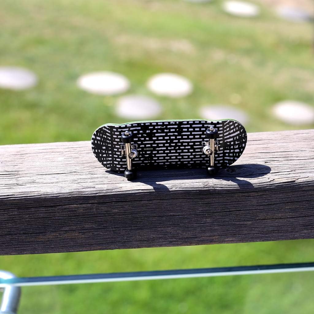 PRO Fingerboards (6-Layer Colour Maple Wooden Deep Concave Handmade DIY Deck Trucks Wheels/Set) (Great Wall, 99 x 34mm)