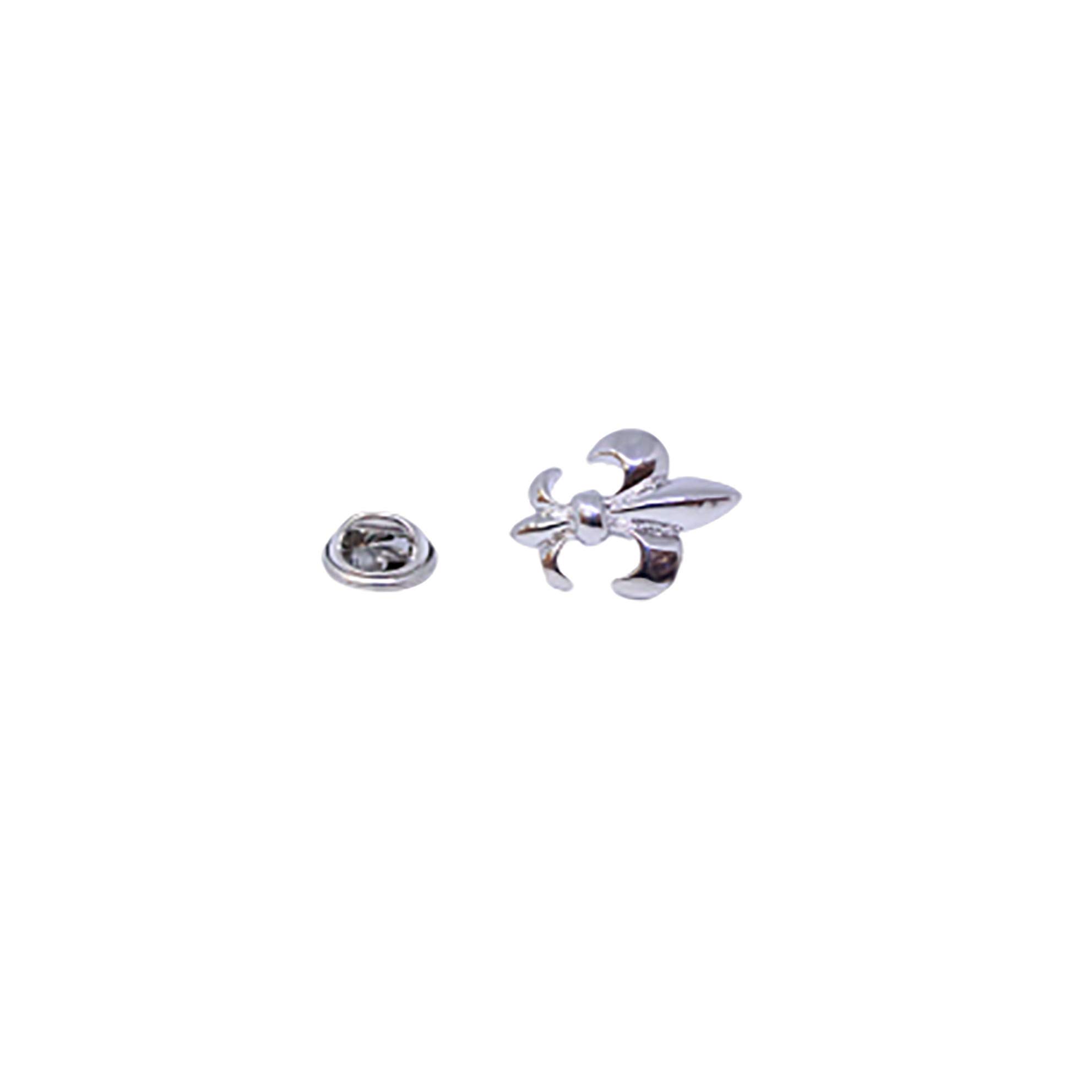 Paisley Silver Rhodium Lapel/Brooch Pin
