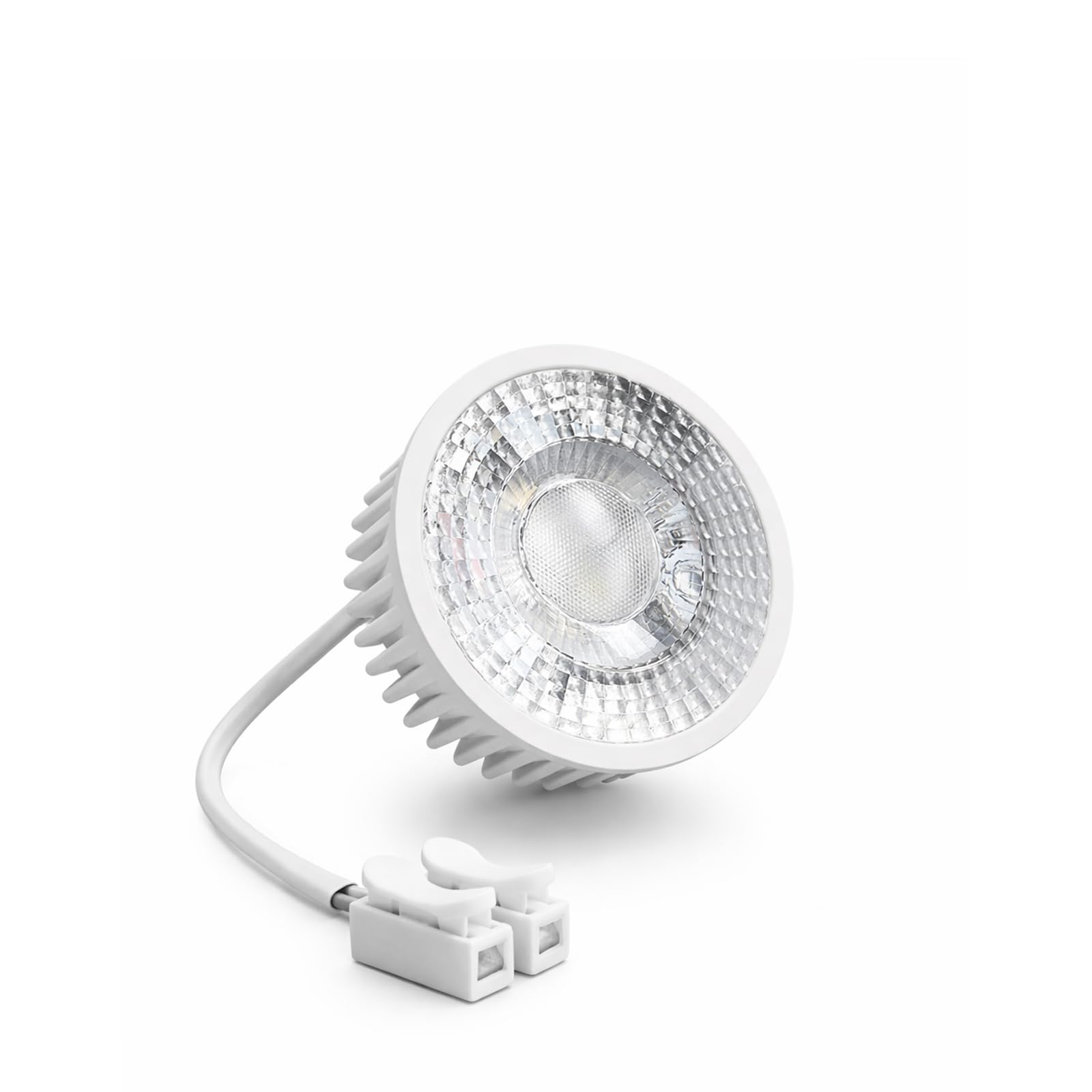 trendlights24 V2 Decken Einbaustrahler rund flach IP65 230V 5W 5er Set | Decken Einbauleuchten, Edelstahl Optik gebürstet, ultra flach, 35 mm, LED Spots, Neutralweiß, 4000k, austauschbar Bad, außen
