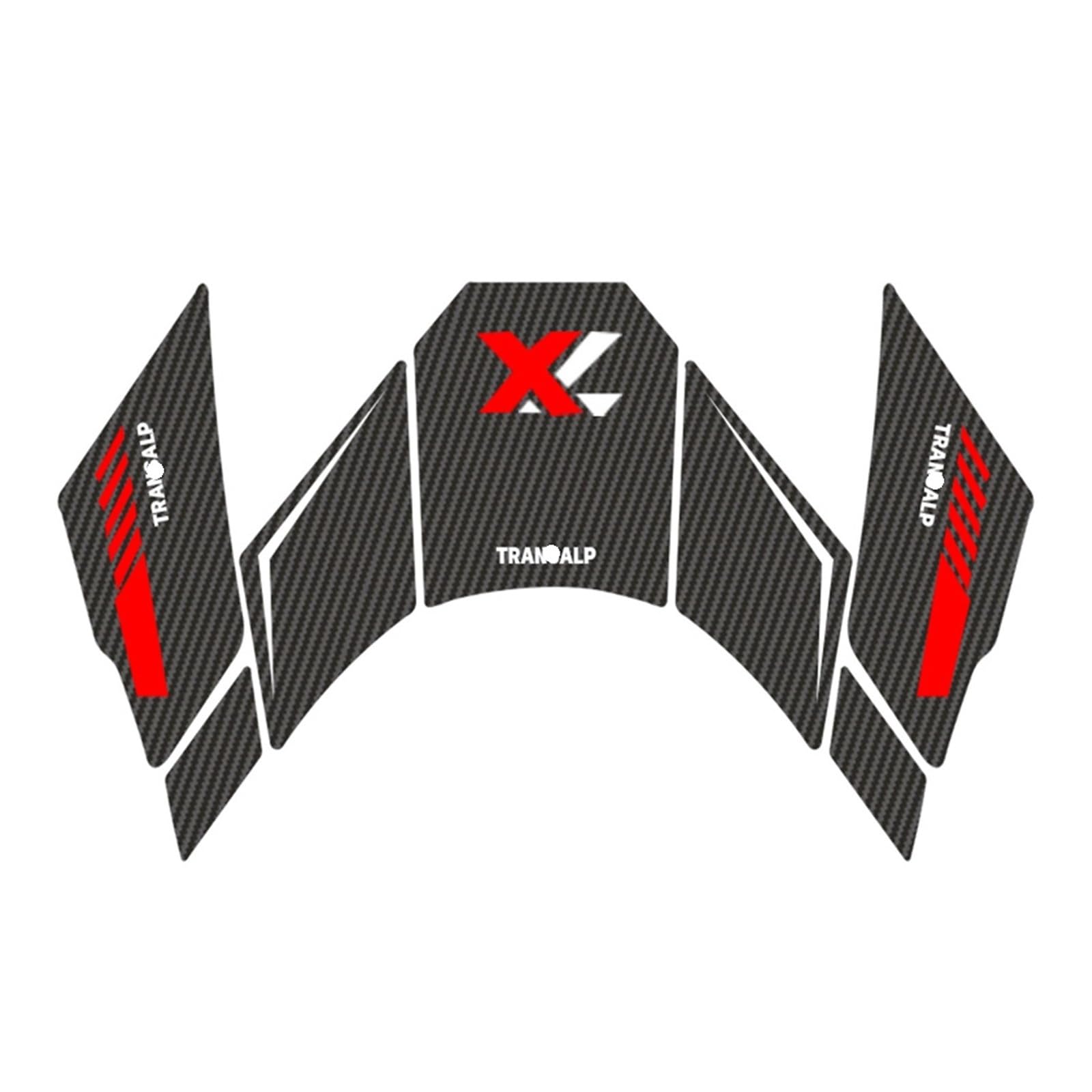 for Ho&nda XL750 Transalp 2023 - Motorcycle Non-Slip Side Fuel Tank Stickers Waterproof Pad 3D Sticker Transalp Fuel Tanks Pads
