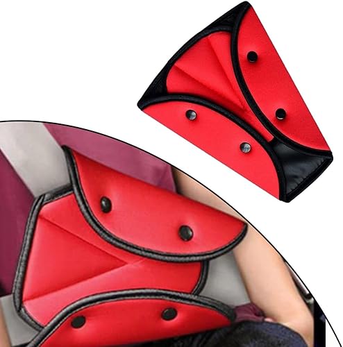 Miniatura 6 de gunhunt 2 ajustadores de cinturón de seguridad para niños, ajustador de cinturón de seguridad triangular para adultos y niños, ajustador automático