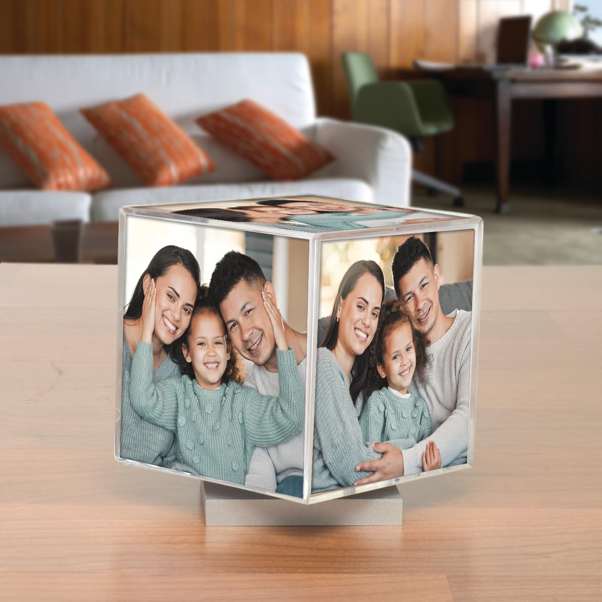 Cubo De Fotos Giratorio TIENDA EURASIA - ¡Tus Recuerdos En Movimiento!