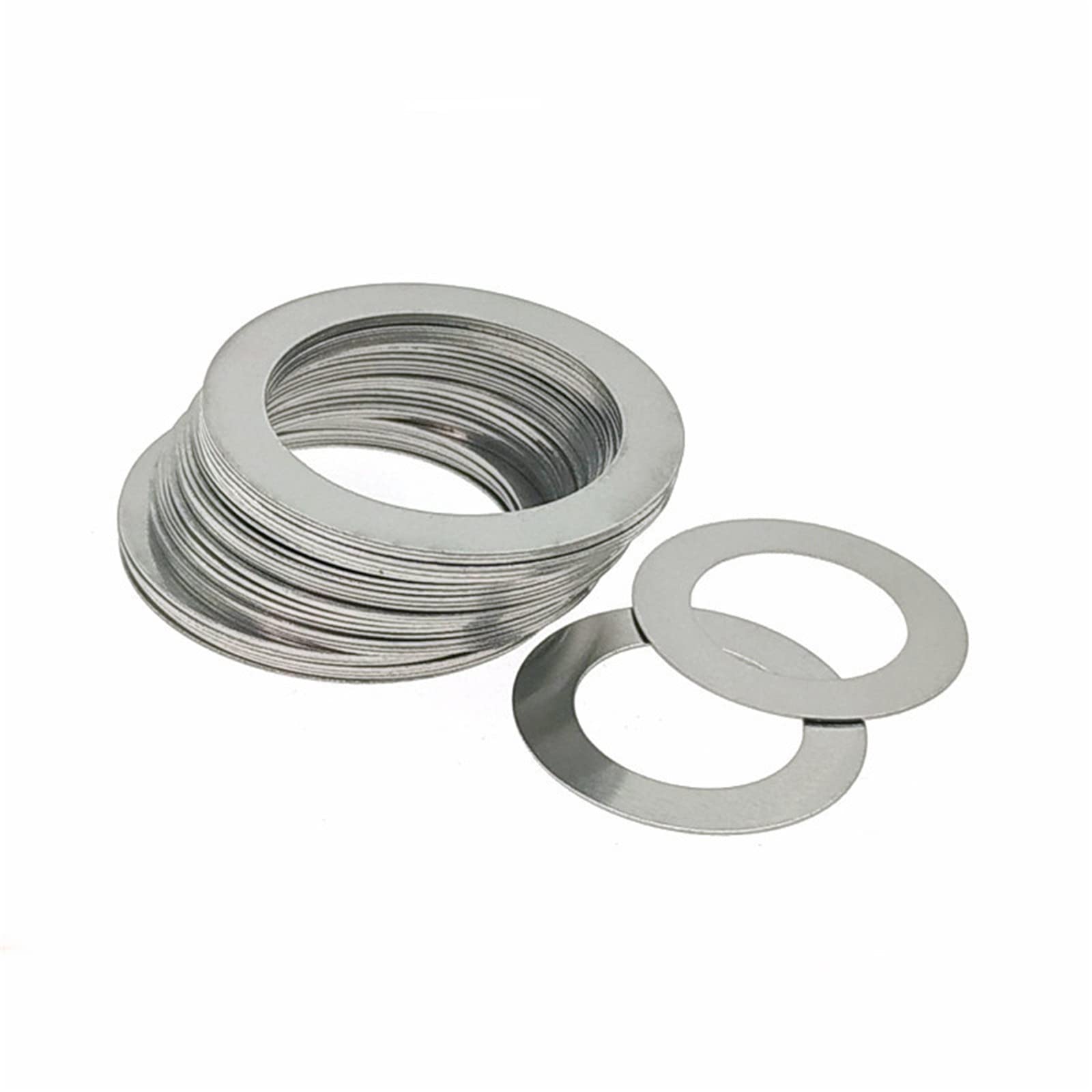40 piezas S: 0,1-10 piezas/0,2-10 piezas/0,3-10 piezas/0,5-10 arandelas de cuña de metal DIN988 Junta ultrafina de acero inoxidable arandela plana fina (28 x 40)