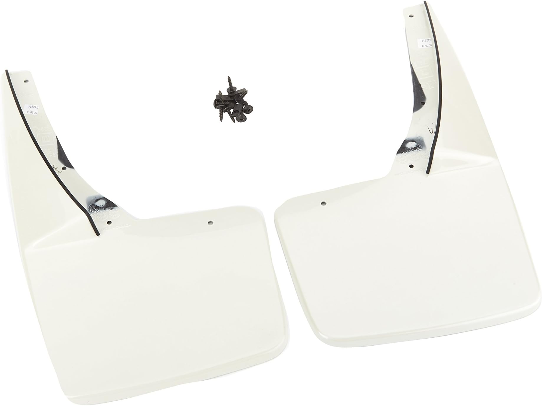 GM Accessories 19212799 Front Molded Splash Guards in White Diamond