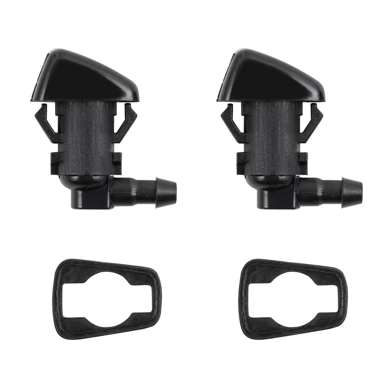 Tergicristallo Ugelli Compatibile con Jeep per Liberty 2008 2009 2010 2011 2012 Ugelli Lavavetri Anteriori per Parabrezza Ugello per La Pulizia del Parabrezza 55157319AA