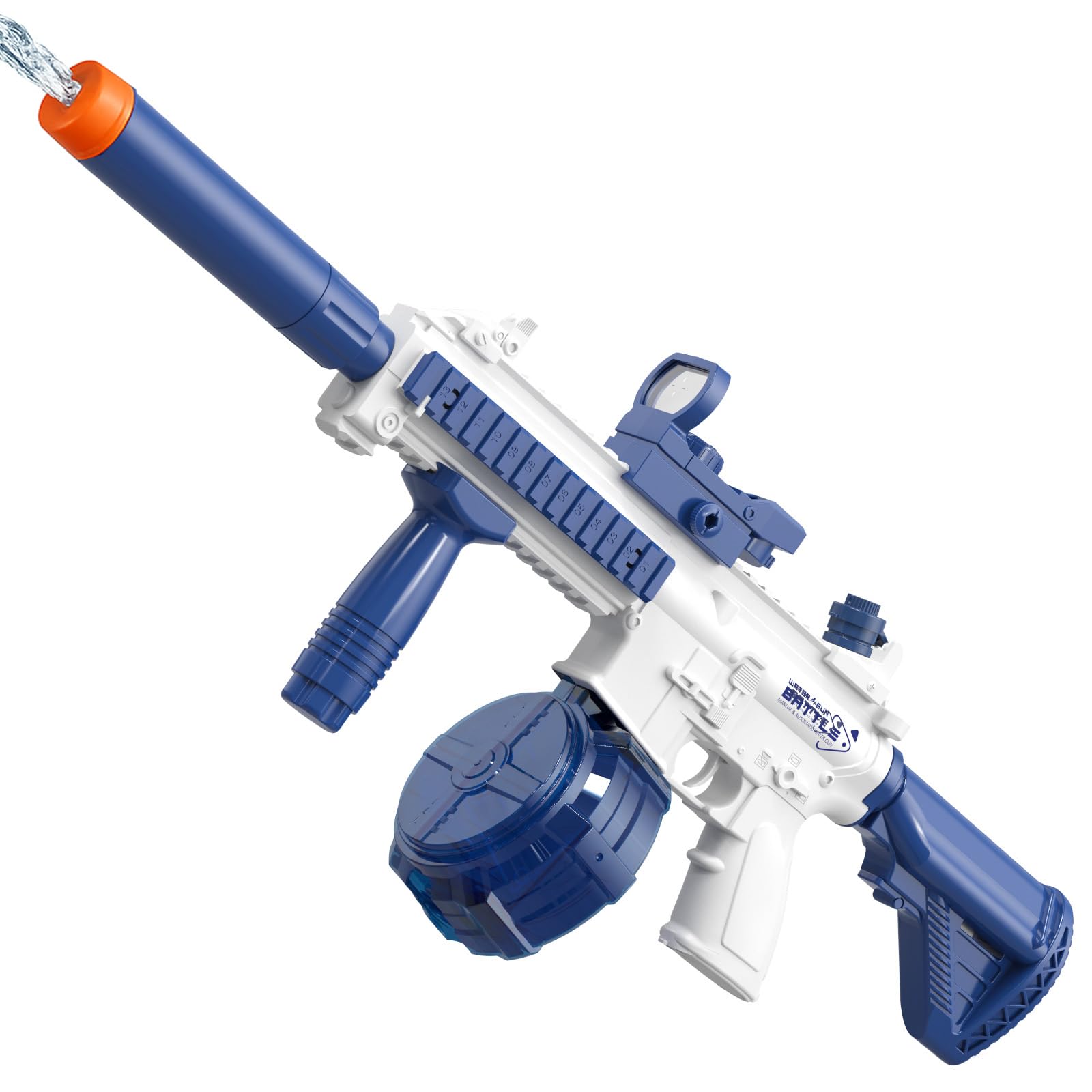 Electric Water Gun for Kids Adults,Water Blaster Squirt Guns with Light,Range up to 32ft,Summer Outdoor Beach Swimming Pool Party Toys Gifts for Boys