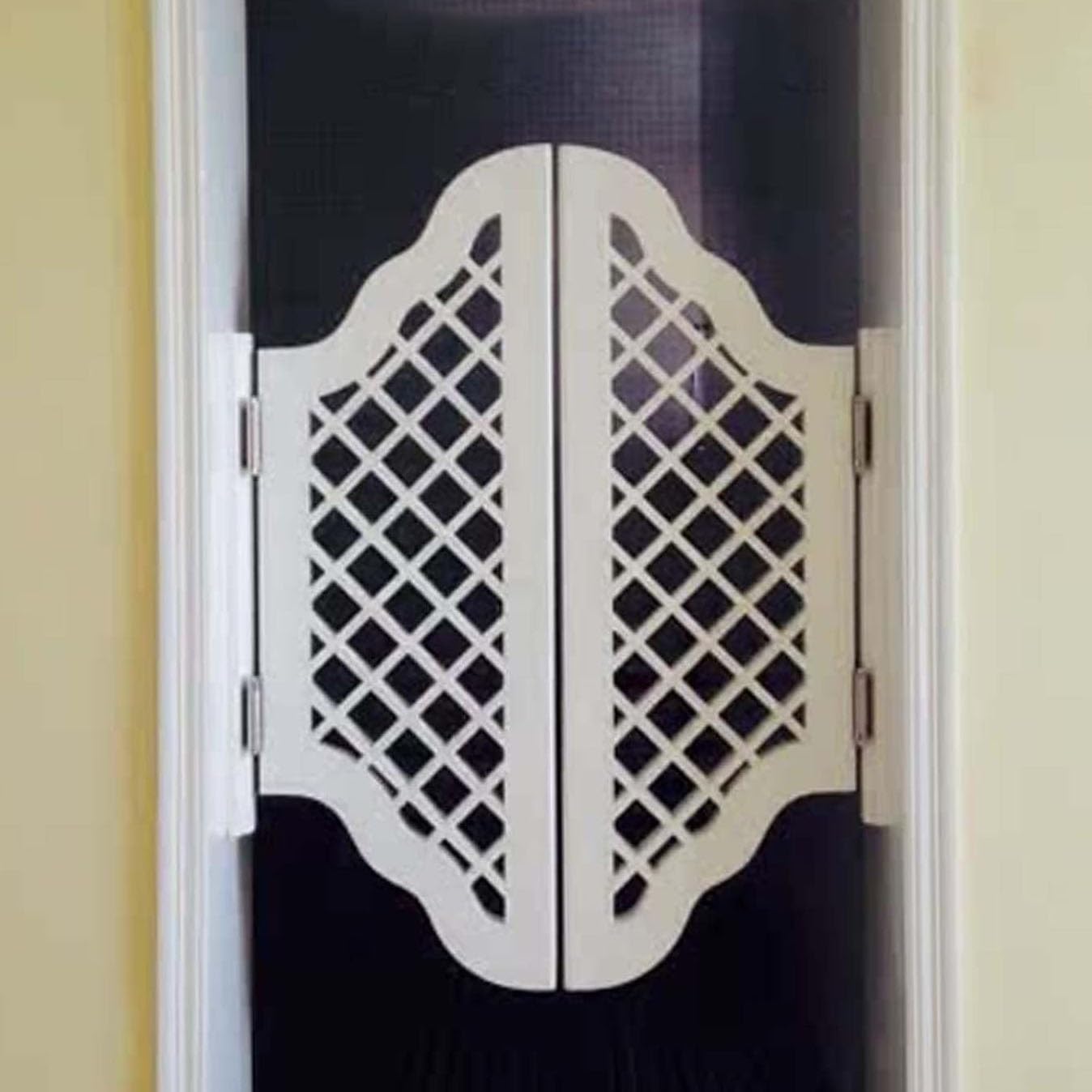 Portes battantes pour café en bois idéal séparation cuisine salon