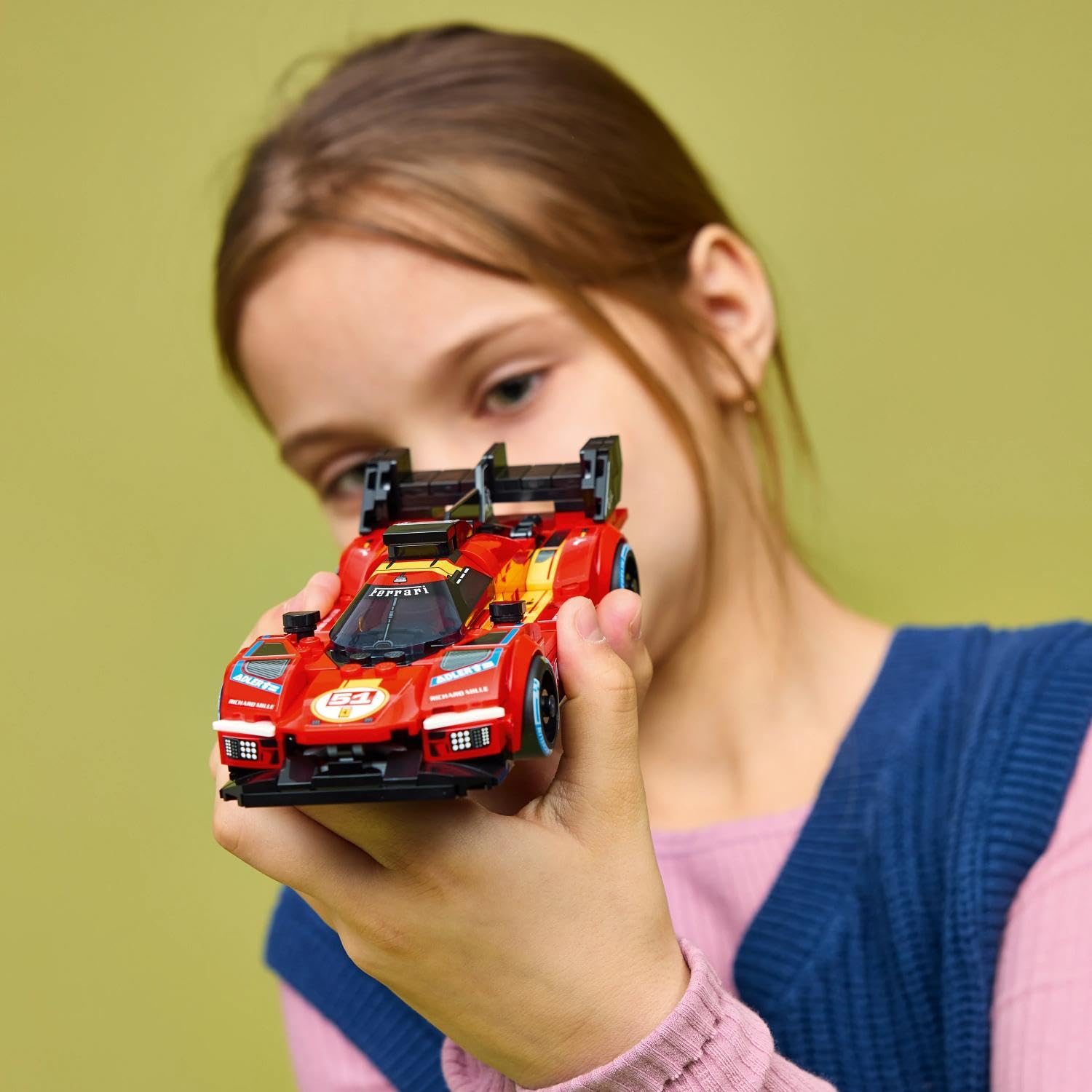LEGO® Speed Champions Ferrari 499P - Ferrari Merch and Race Car Building Kit - 77261 — Amazon image 3