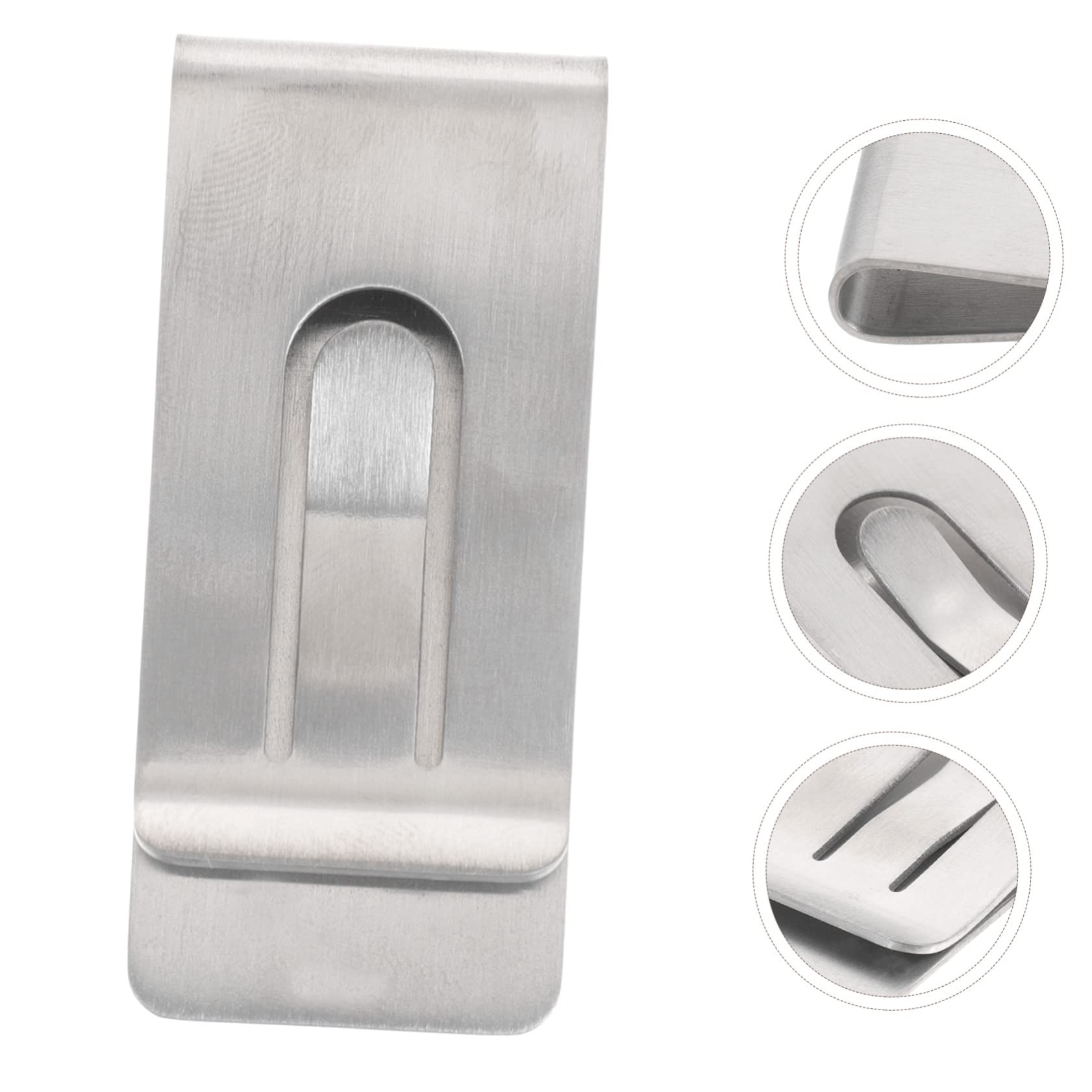 PartyKindom Titanium Money Clip Wallet for Credit Cards Cash Portable Durable Money Fixing Clip for Men Women Minimalist Design for Everyday Use