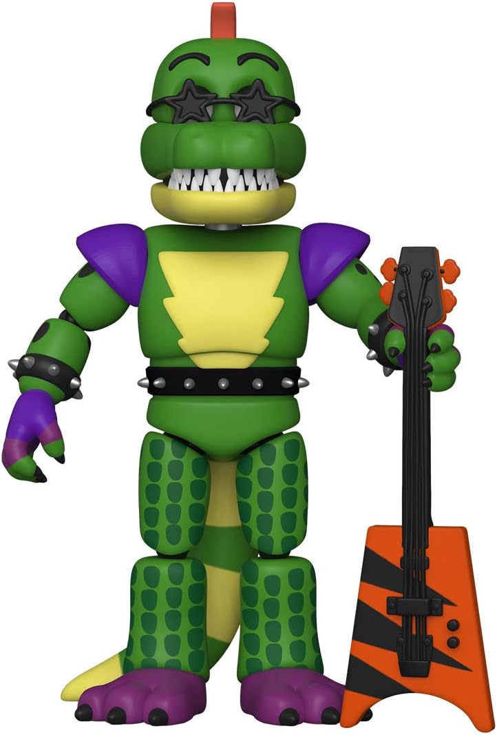 Funko Action Figures! Set of 5 - Five Nights at Freddy's - Security Breach - Pizzaplex - Glamrock Chica, Glamrock Freddy, Montgomery Gator, Roxanne Wolf and Vanny