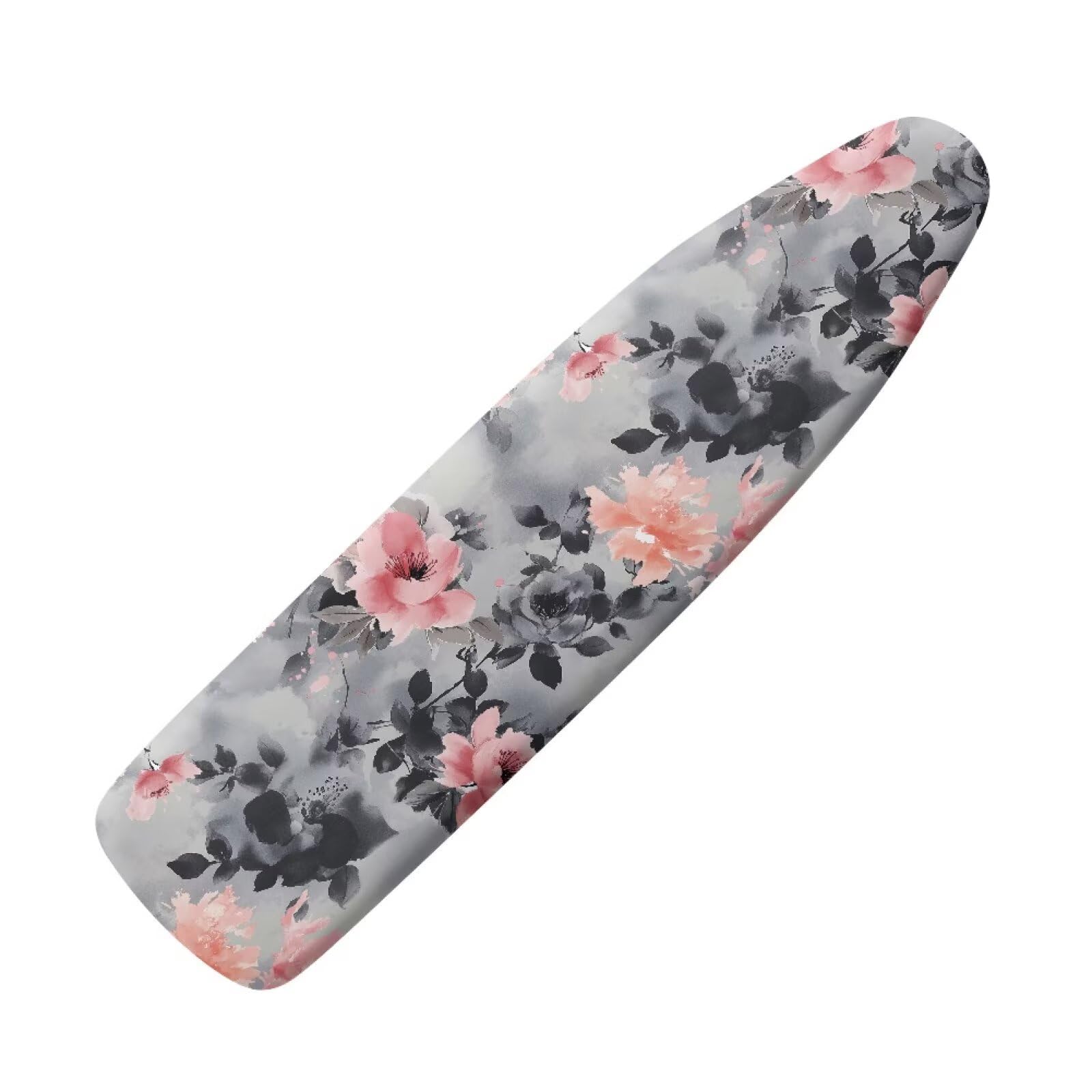 Oamsistay Ironing Board Cover, Heavy Duty Iron Board Covers Standard Size Padding Decorative Covers for Most Iron Boards Ironing Pad Stylish Protector for Home Pink Roses