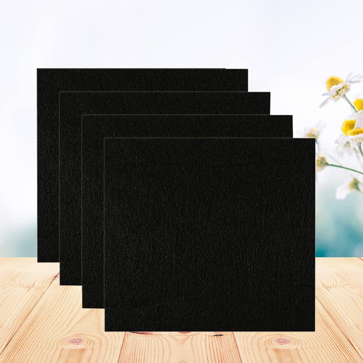 Happyyami 12 STK Kohlefilter Sieb Katzentoilettenfilter nd-Filter katzenstreufilter wechseln Haustierzubehör pet Supplies haustierbedarf Kohle-Ersatzfilter Filterwechsel Holzkohle