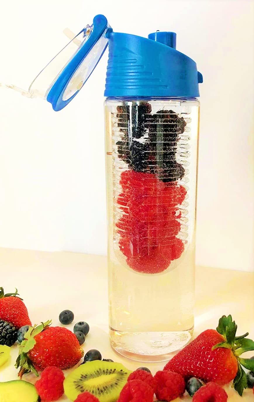 Fruit Infuser Water Bottle BPA Free Tritan Plastic 24 OZ