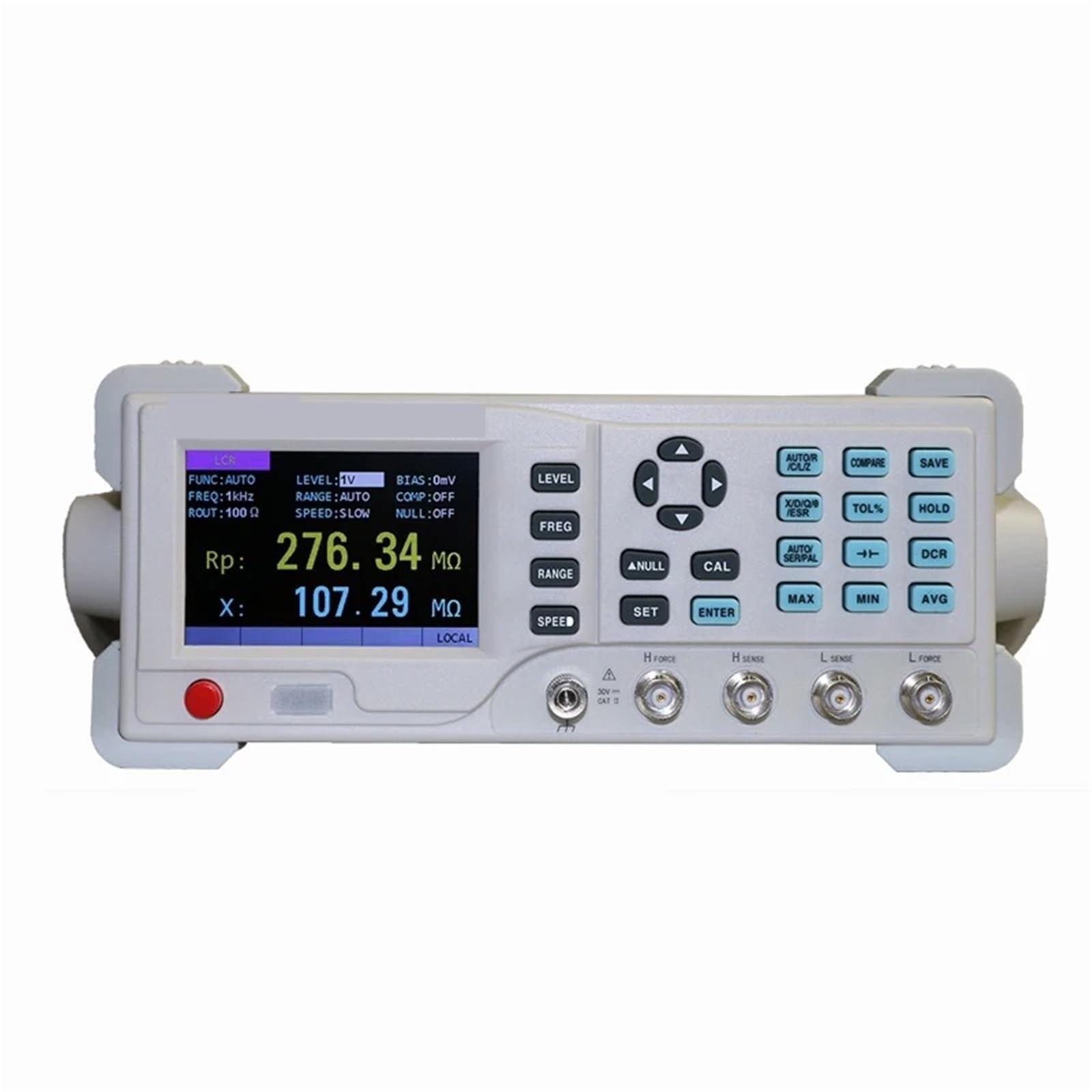 Medidor LCR, Medidor LCR digital de escritorio ET4401, comprobador puente LED, instrumento medición capacitancia, resistencia, impedancia e inductancia