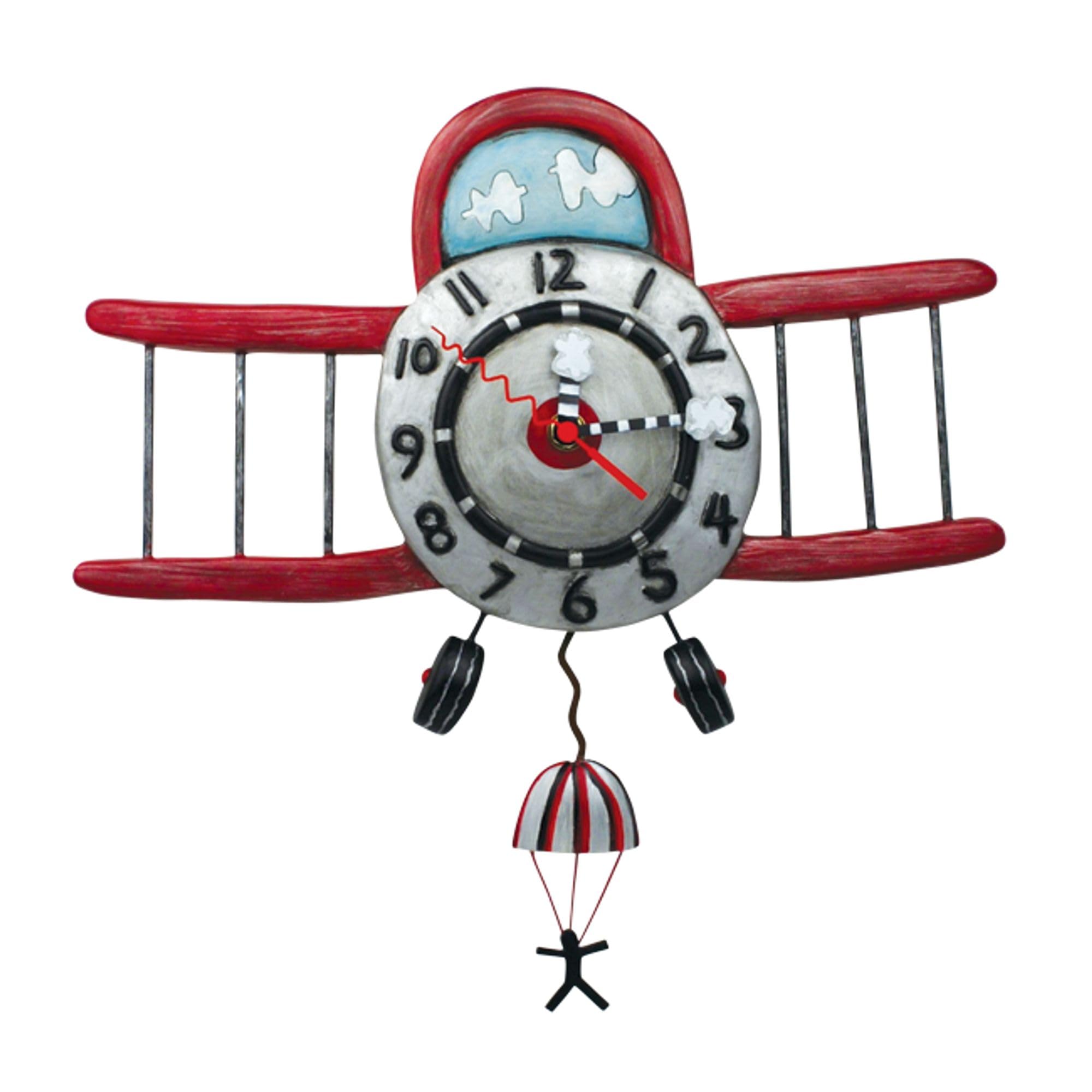 Allen Designs Airplane Jumper Pendulum Clock