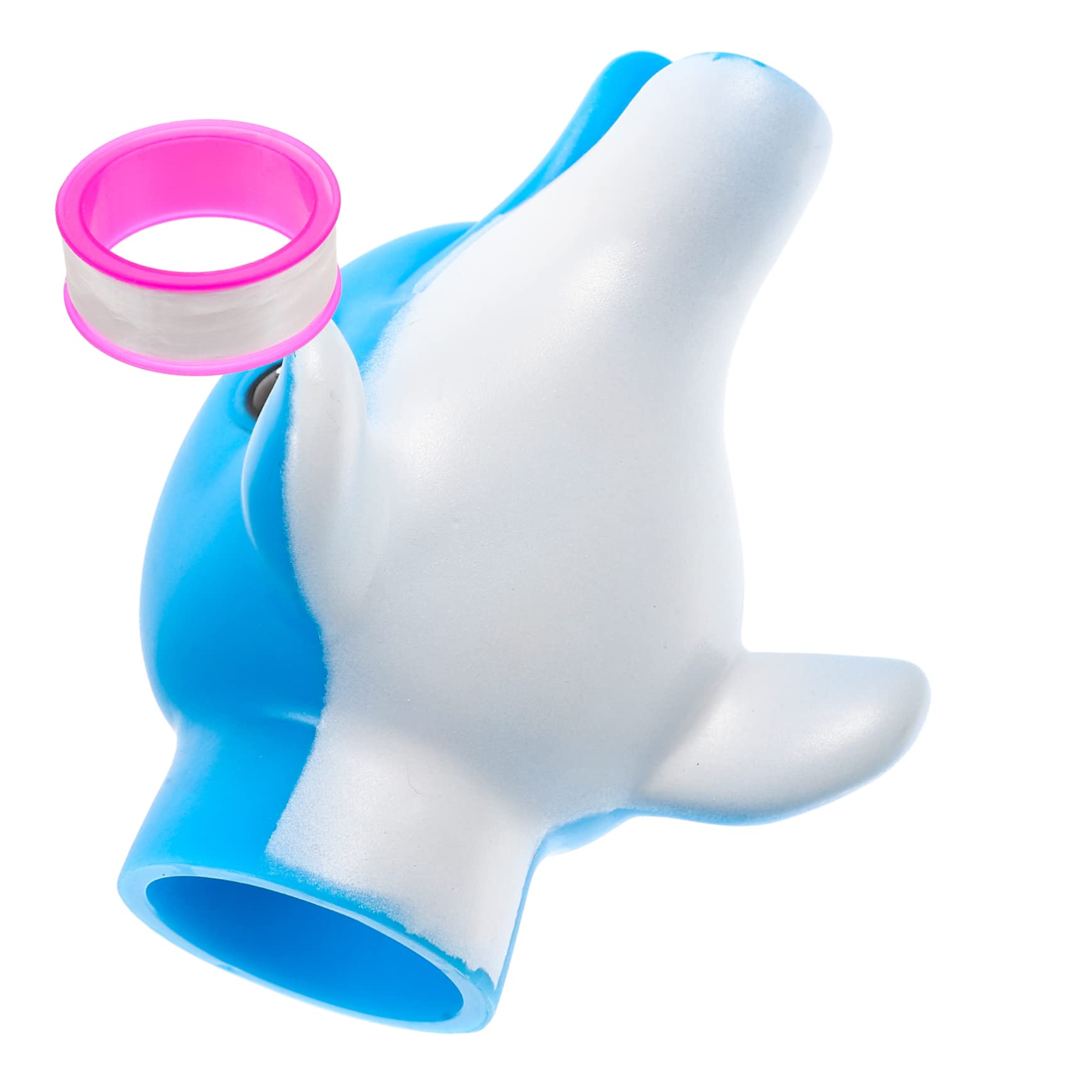 Milisten Cartoon Animal Faucet Extender for Hand Washing Extension Device for Safe Fun Bath Splash Design for Boy Girl Portable Easy to Install Dolphin Style