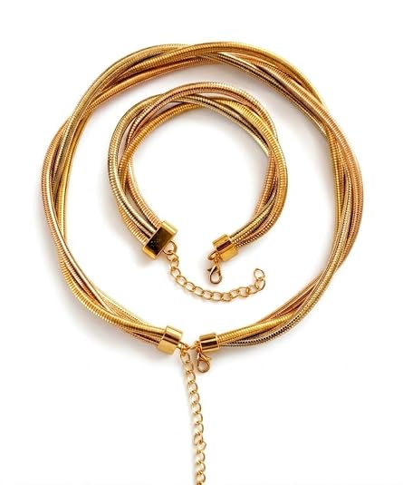 Buy Sumeera Jewels Anti-Tarnish gold-tone Multi-Strand Snake Chain