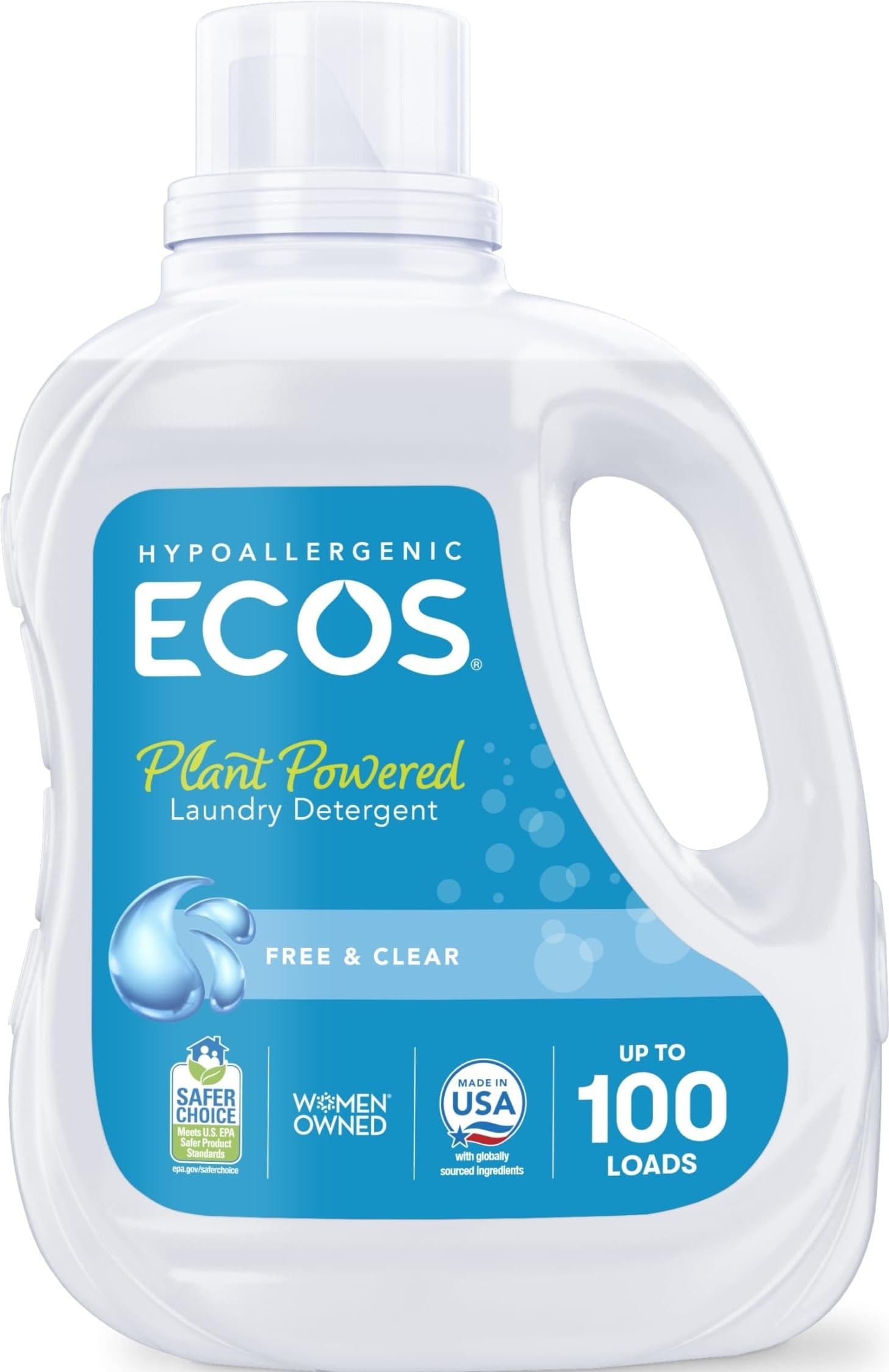 ECOS Laundry Detergent Liquid Free and Clear