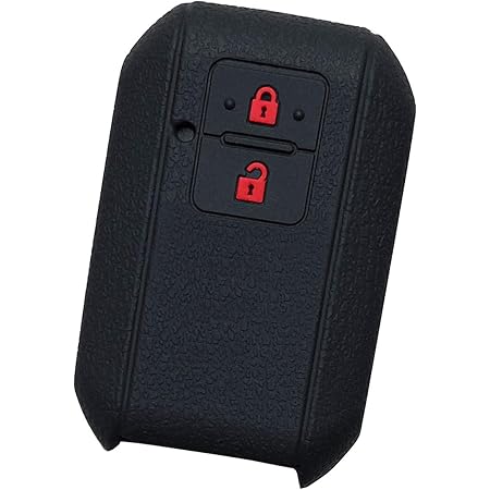 Amazon Zian スズキ 車用 スマートキーシリコンカバー 2ボタン車リモートキー ケース 新型スイフト 新型ワゴンr 新型ワゴンrスティングレー クロスビー Xbee など 専用設計 ブラック キーケース キーホルダー 車 バイク