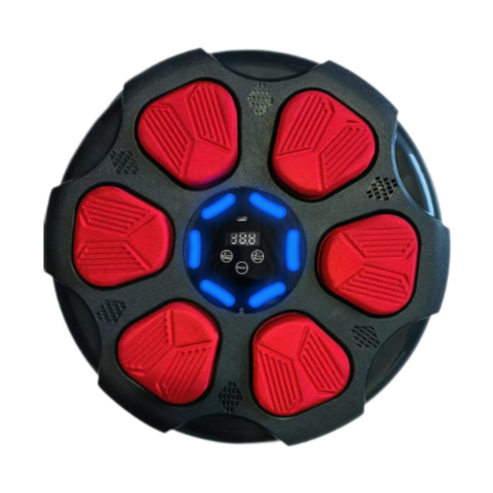 Music Boxing Machine Electronic Wall for Karate Fitness Indoor Red Black No Gloves| Punching Bags| Training Equipment & Supplies | Martial Arts MMA |Sporting Goods