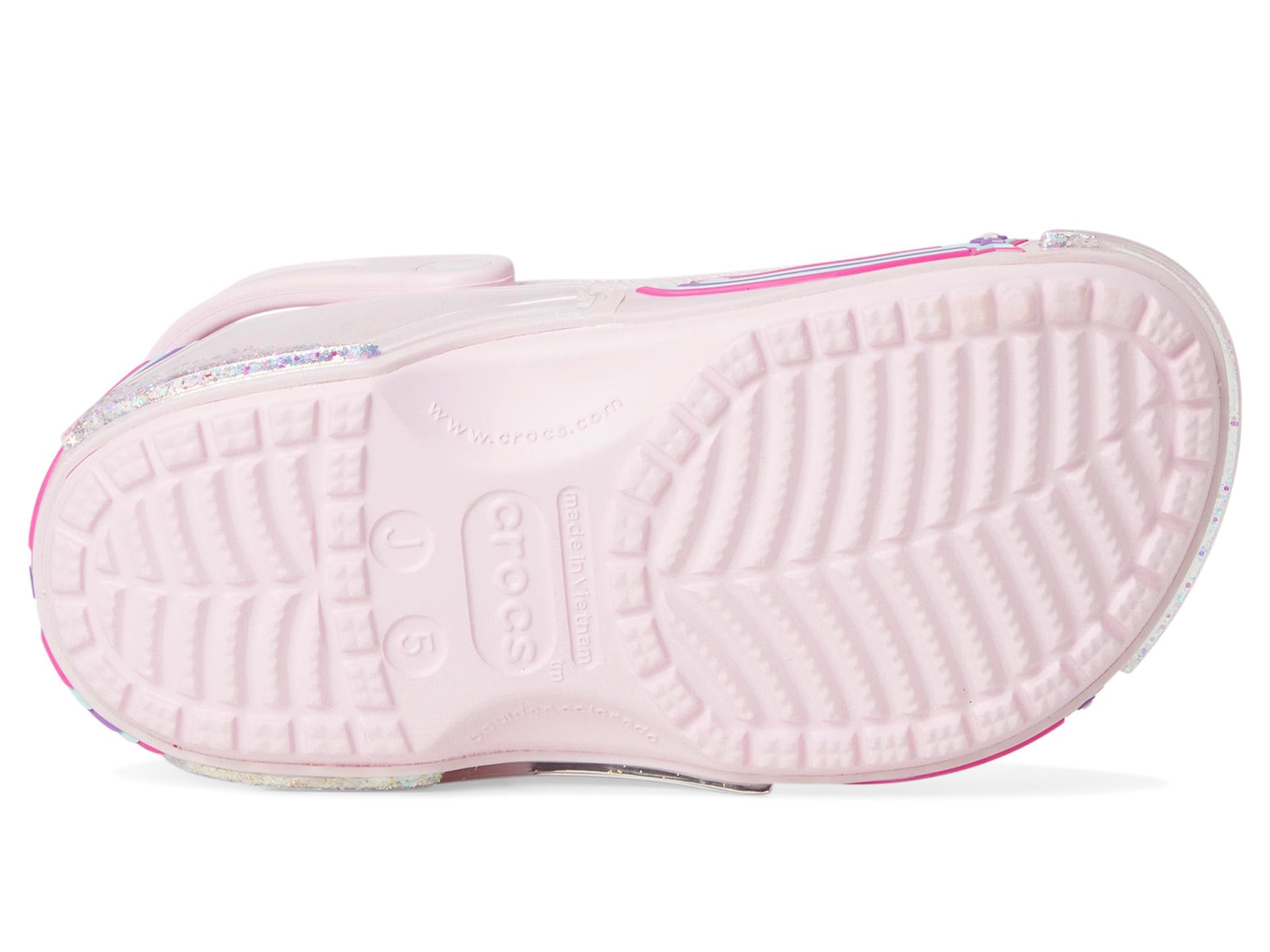 Crocs Classic Star Sparkle Shaker Clog K, Zuecos Unisex niños