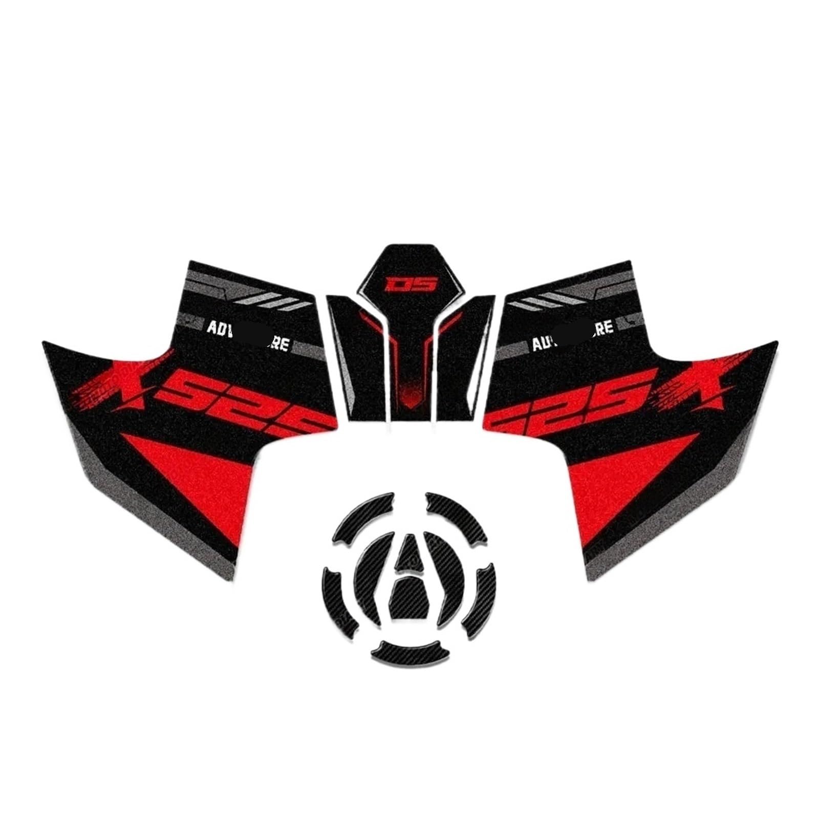 Motorcycle Gas Tank pad for VOGE Valico DS525X 525DSX DSX525 DS 525X Tank Pad Sticker Motorcycle Fuel Protection Decals Anti-Slip Gas Protectors