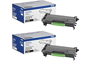 Brother TN-850 2-Pack Genuine High Yield Black Toner Cartridge