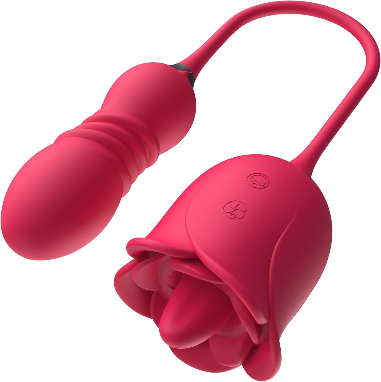 Adult Sex Toy Flower Shaped Masturbator G-spot 12 Vibrating Modes Multifunctional Vibration Dildo Clit Stimulator Teasing Stick Jumping Egg Female