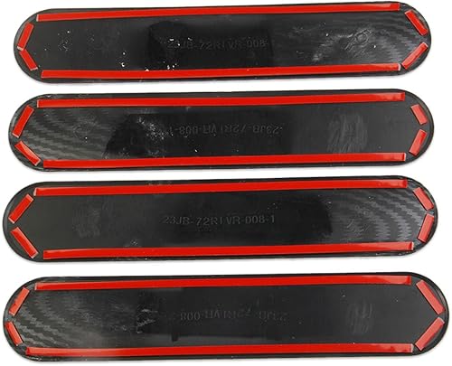 Miniatura 6 de Ajuste exterior de la cubierta de las manijas de la puerta lateral del estilo de la fibra de carbono para Rivian R1T R1S