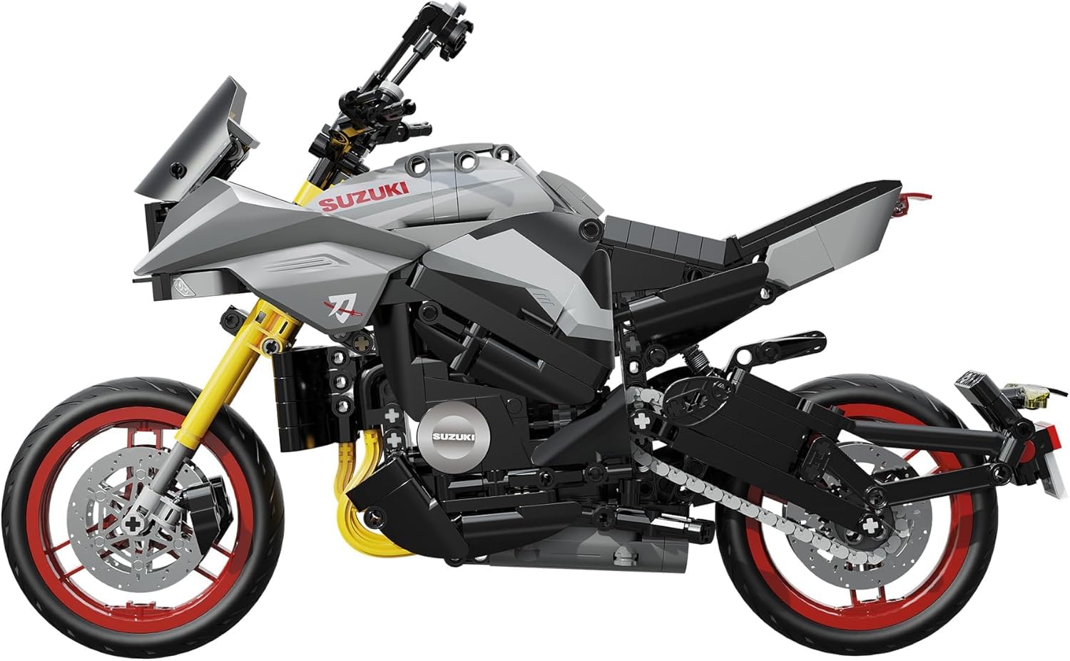Cada Suzuki CATANA 2022 - Kit de construction - Moto de route - Gris-noir - 1104 pièces - + 8 ans - Échelle 1:6 (DEQUBE 927DE59021)