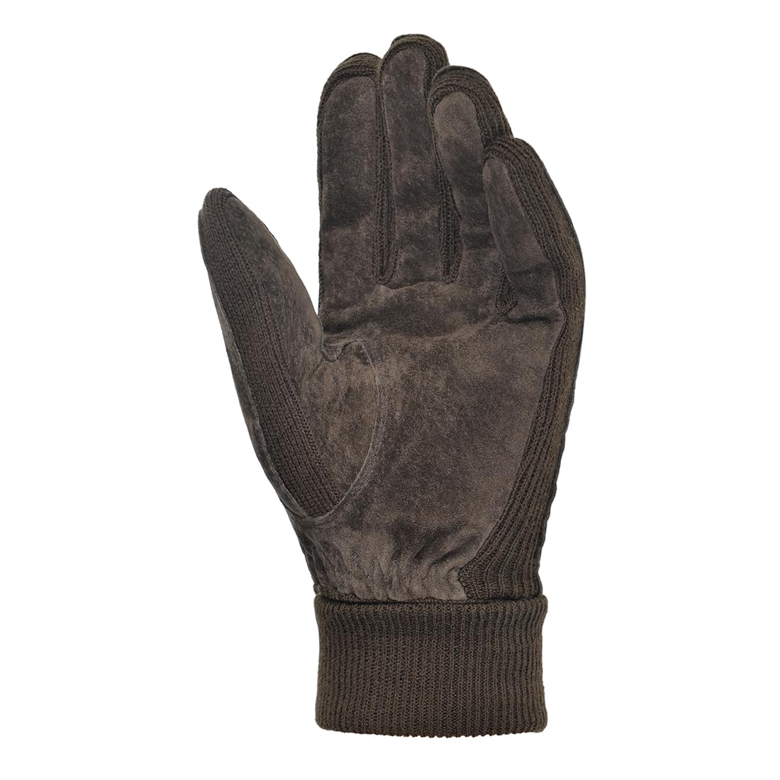 Harssidanzar Gants d'hiver pour homme en laine polaire chaude doublée de daim SM045EU