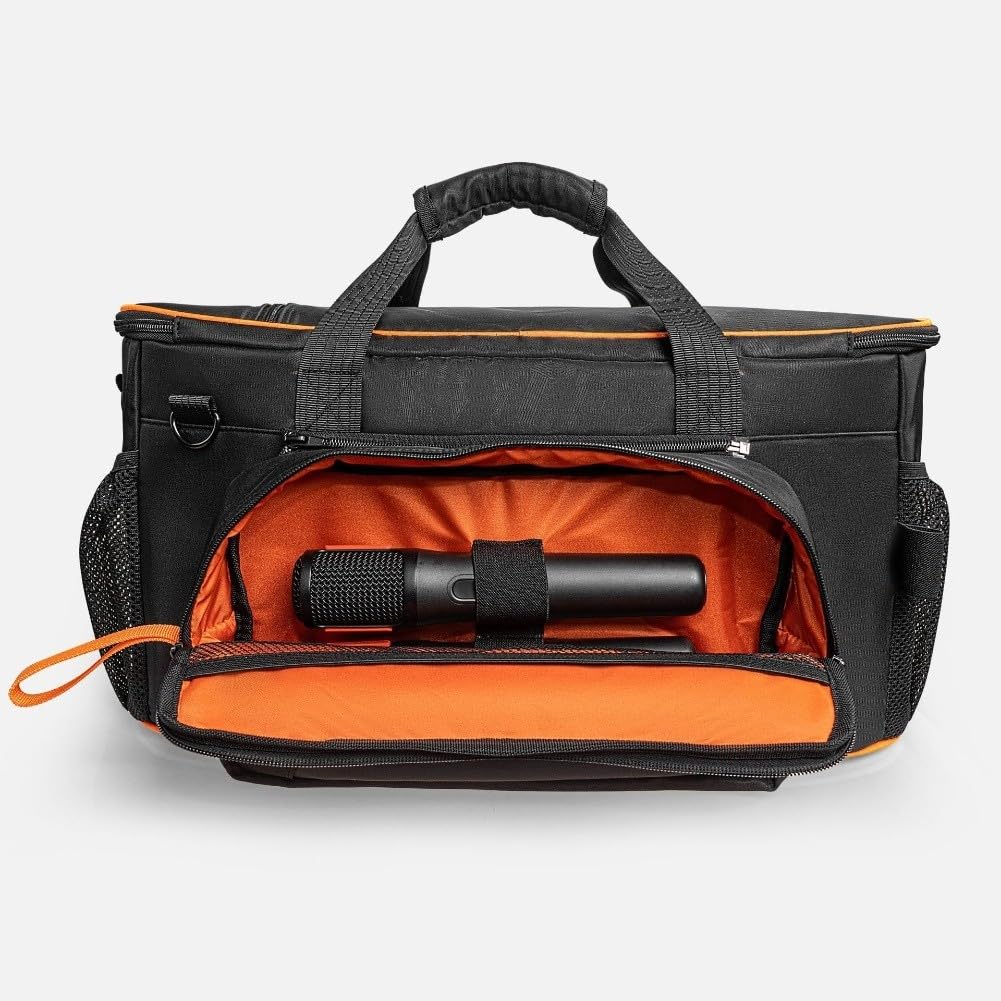 Hartschalen-Tragetasche für JBL für Partybox On-The-Go 2 Lautsprecher, Oxford-Tuch Reisetasche mit verstellbarem Schultergurt, schützende Aufbewahrung für Audio-Ausrüstung, Schwarz