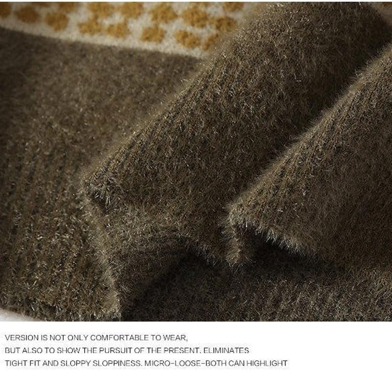 Winter Casual Round Neck Sweater Men's Base Knitted