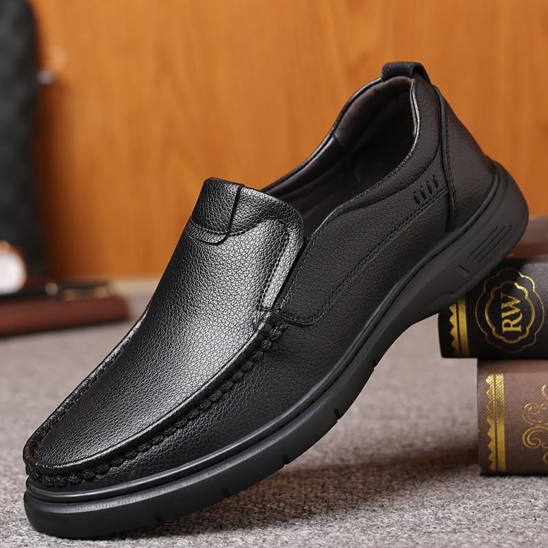 Men's Dress Shoes Slip On Pointed Toe Derbys Classic Formal Business Oxford Shoes Modern Wedding Office Work Tuxedo Derby Shoes for Men2