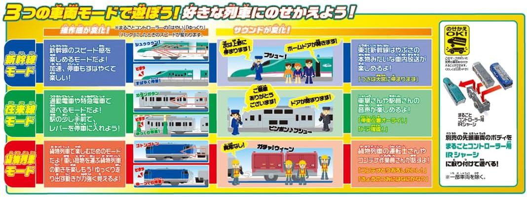 タカラトミー(TAKARA TOMY) 『 プラレール 乗車確認! 出発進行! まるごと鉄道体験! E5系 はやぶさコントロールセット 』 電車 列車 おもちゃ 3歳以上 男女両用 玩具安全基準合格 STマーク認証 PLARAIL TAKARA TOMY