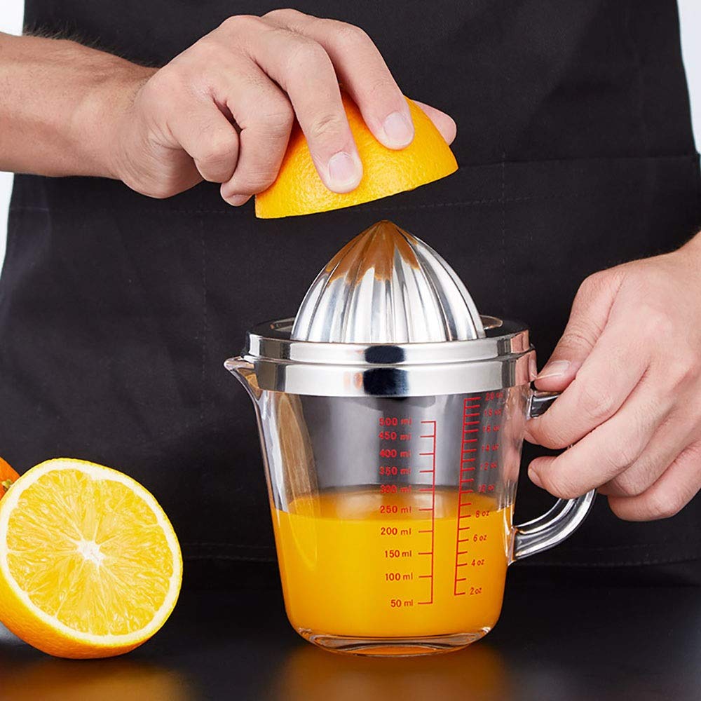 Exprimidores Manuales Pequeño vidrio limón pomegranato naranja exprimir taza de jugo para Uso Diario