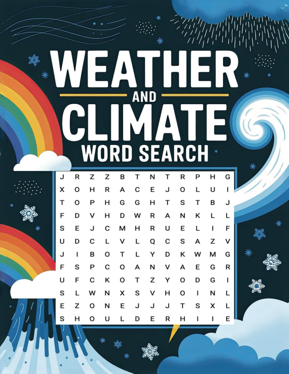 Weather and Climate Word Search: Uncover Meteorological Wonders with 80 Intriguing Puzzles